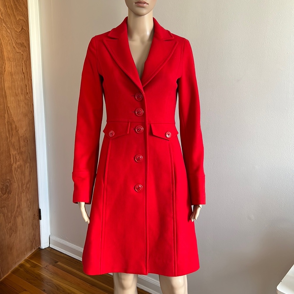 MISS SIXTY Red Wool Blend coat Size Small S